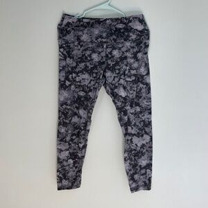 Lululemon Align size 12 buttery soft Align leggings floral rose and grey